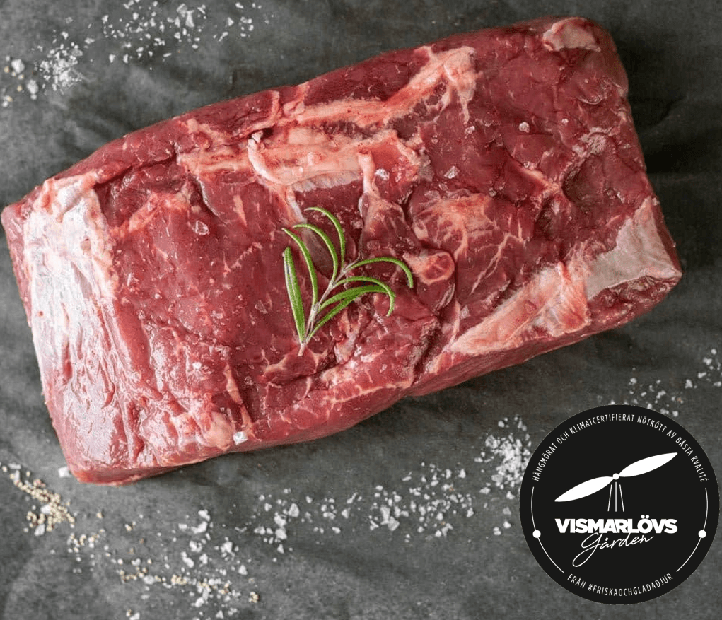 Ryggbiff - Gräsbeteskött hängmörad ca 1,1kg